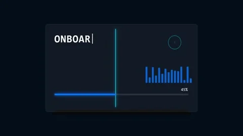 Motion Graphics Onboarding Progress Bar Animation Stock Footage 341416312