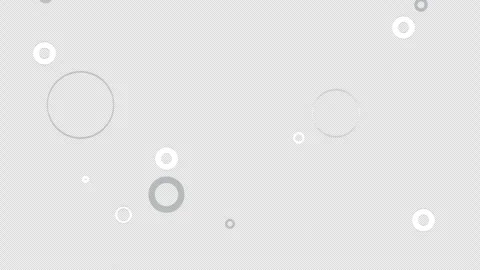 Motion graphics overlay abstract background showing interlocking circles Stock Footage 321281223