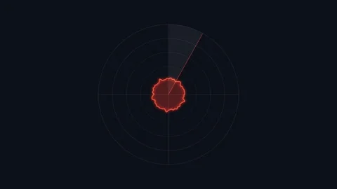 Motion graphics radar chart animation looping Stock-Footage 345694661