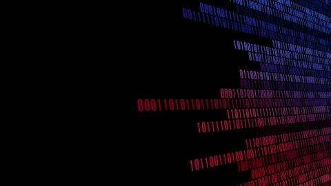 Motion graphics redefined unveiling the creative binary design and fluctuating Stock Footage 246819973