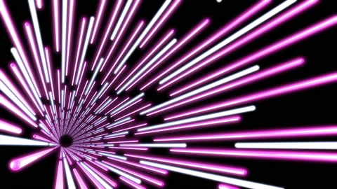 Motion graphics seamless loop of flight into an endless tunnel. Futuristic Stock-Footage 131109517