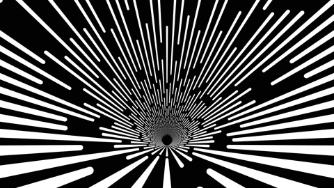 Motion graphics seamless loop of flight into an endless tunnel. Futuristic Stock-Footage 131584313