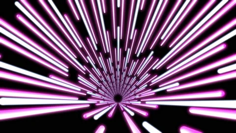 Motion graphics seamless loop of flight into an endless tunnel. Futuristic Stock-Footage 131584439