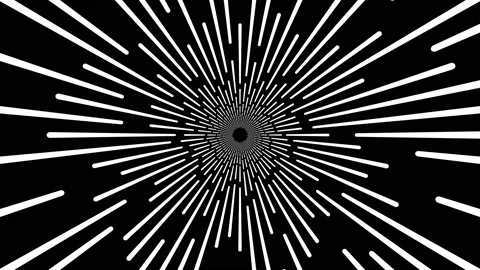 Motion graphics seamless loop of flight into an endless tunnel. Futuristic Stock Footage 132123300