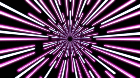 Motion graphics seamless loop of flight into an endless tunnel. Futuristic Stock Footage 132123567