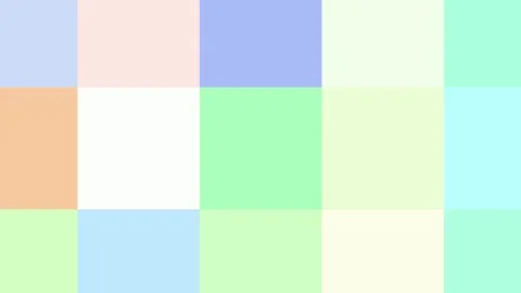 Motion graphics square mosaic tile pattern - pastel tones Stock Footage 94756970