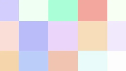 Motion graphics square mosaic tile pattern - pastel tones Video stock 94757004