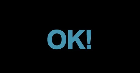 Motion Graphics Text - OK Stock Footage 72077491