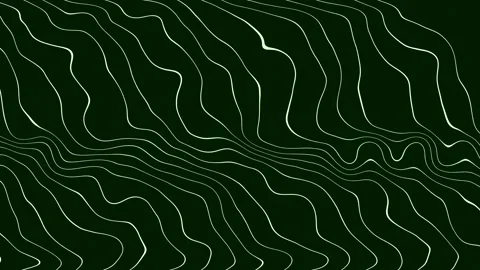 Motion graphics, wavy lines, polka dots, animation, cooperative art zebra patter Stock Footage 260678876