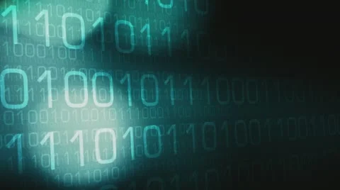 Motion graphics zeros ones cybersecurity idea Stock Footage 67829647