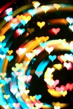 Motion heart Stock Photos