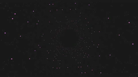 Motion hexagons with purple lines and dots Stock-Footage 195528890