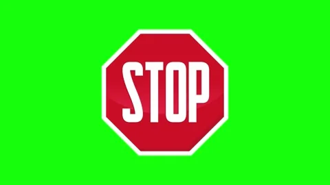 Motion icon Stop Stock Footage 233945550