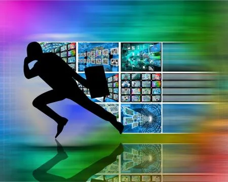 Motion Stock Illustration