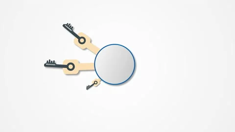 Motion Infographic elements on white and grey background. Stock Footage 157570366