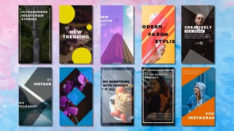 Motion Instagram Stories Stock After Effects