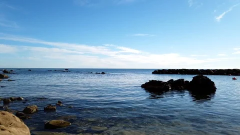 Motion lapse beach on the sea Stock Footage 100517035