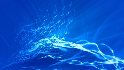 Motion light and blue background, loop Stock Footage 84757541