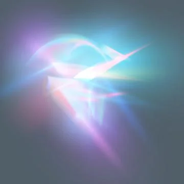 Motion light effect. Transparent refraction elements. Light streak overlay of Stock Illustration