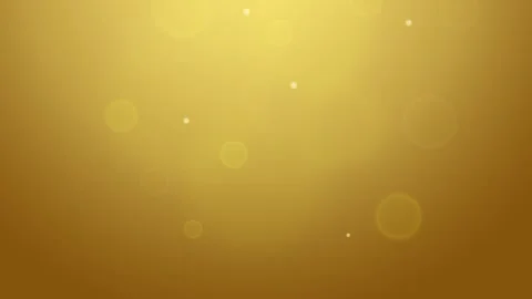 Motion Light Gold - Captivating Golden Light Animations With Bubbles Stock Footage 333914998
