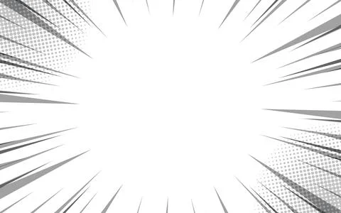 Motion line background for comic books. Manga speed frames, superhero actio.. Stock Illustration