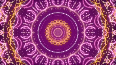Motion lines and flashing light on purple background, loop Stock Footage 94129065