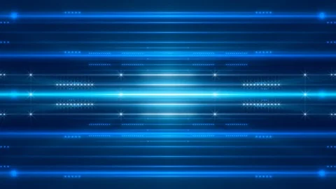 Motion lines and particles, dark blue background, loop Vidéo 85189852