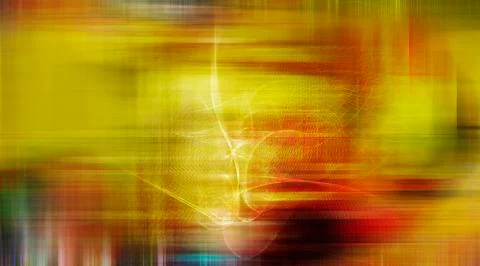 Motion lines on blurred background Stock Illustration