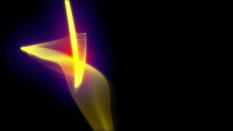 Motion Lines Wavy Float Dance With Light Background Stock Footage 91014141