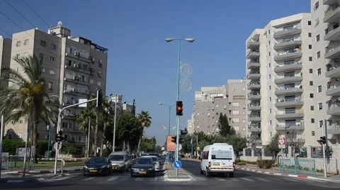 Motion of machines on crossing Stock-Footage 40297557