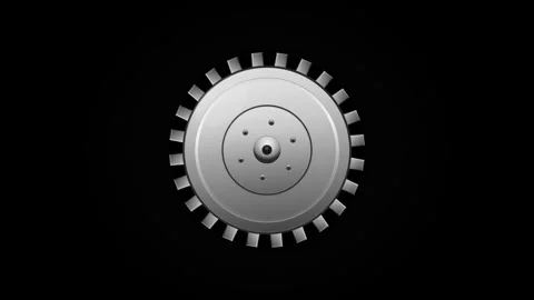 Motion of a Mechanical Gear in Action for Industrial Machinery and Engineer.. 库存影片 342659843
