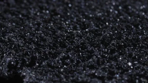 Motion Metallic Powder Under The Influence Of A Magnetic Field Stock Footage 252801965