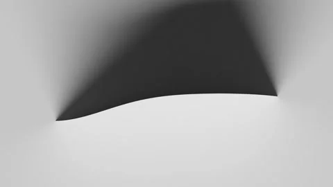 Motion of minimalist shape on white background. Futuristic corporate design. Stock Footage 172026782