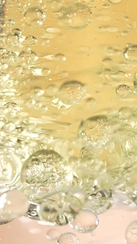 Motion of molecule bubbles, slow motion. Oil bubbles. Stock Footage 297863796