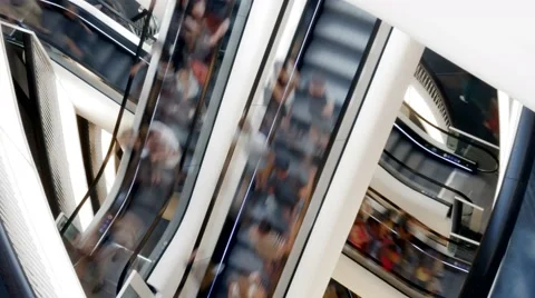 In motion. moving. progress. upwards. success. people commuters persons Vidéo 40453016