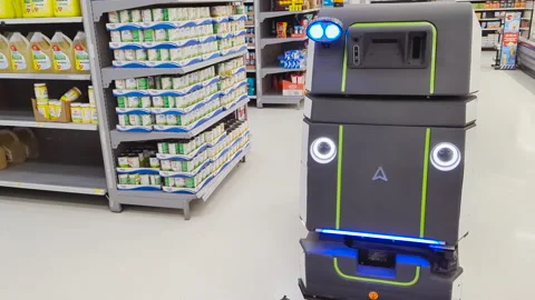 The motion of the Neo autonomous Stock Video Pond5