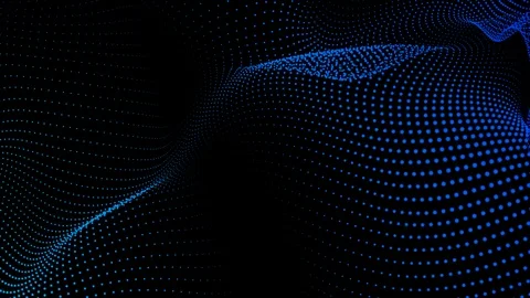 Motion of neon dots Stock Footage 114268569