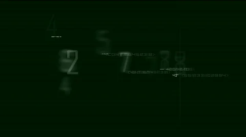 Motion numbers Stock Footage 854754