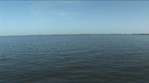 Motion Over Lake Okeechobee Stock Footage 789733