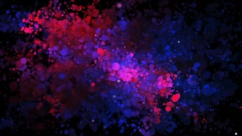 Motion of particles. Abstract background. Vídeo Stock 116245796