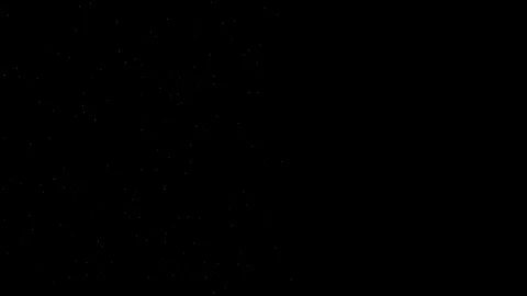 Motion particles on black background. 4k animation. Alfa channel. Stock Footage 108652334