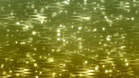 Motion of particles with golden waves. Vídeo Stock 50027772
