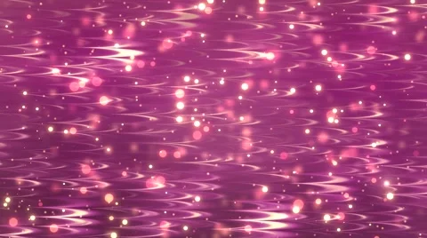 Motion of particles with pink waves. 動画素材 50027649