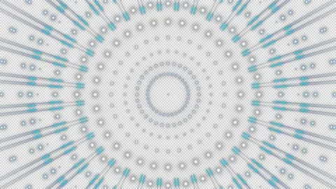 Motion particles on transparent background, alpha channel, loop Stock Footage 155161917