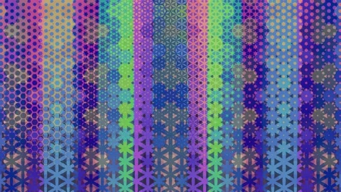 Motion Patchwork colorful Mosaic Elegant Motion Background Stock Footage 134034574