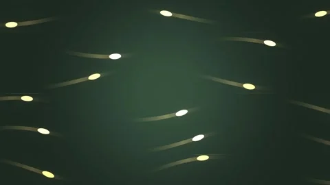 Motion pattern with glowing lines and dots on dark Stock Footage 339515157