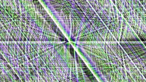 Motion pattern with lines and colors creating a geometric Stock Footage 339367470