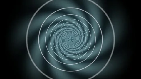 Motion patterns in a dark background with circular waves Stock Footage 340333622