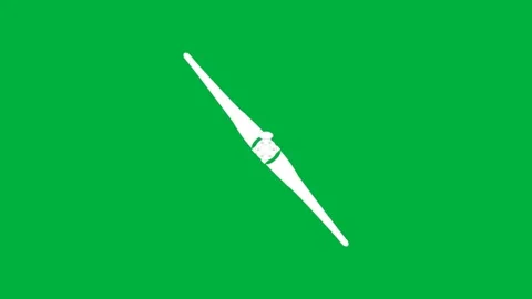 Motion of a Pen Moving Vertically on a Green Background for Creative Design.. 库存影片 342648029