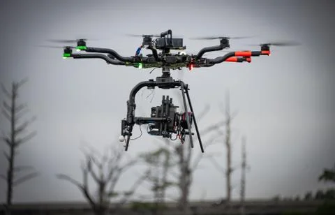 Motion Picture Camera Drone Stock Photos